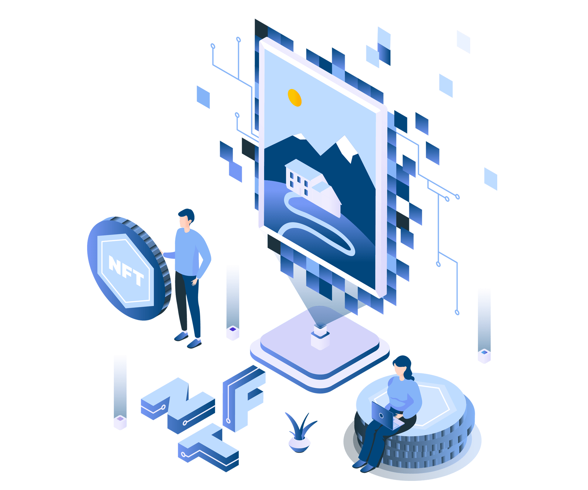 Custom NFT Marketplace Development in India - Biovus